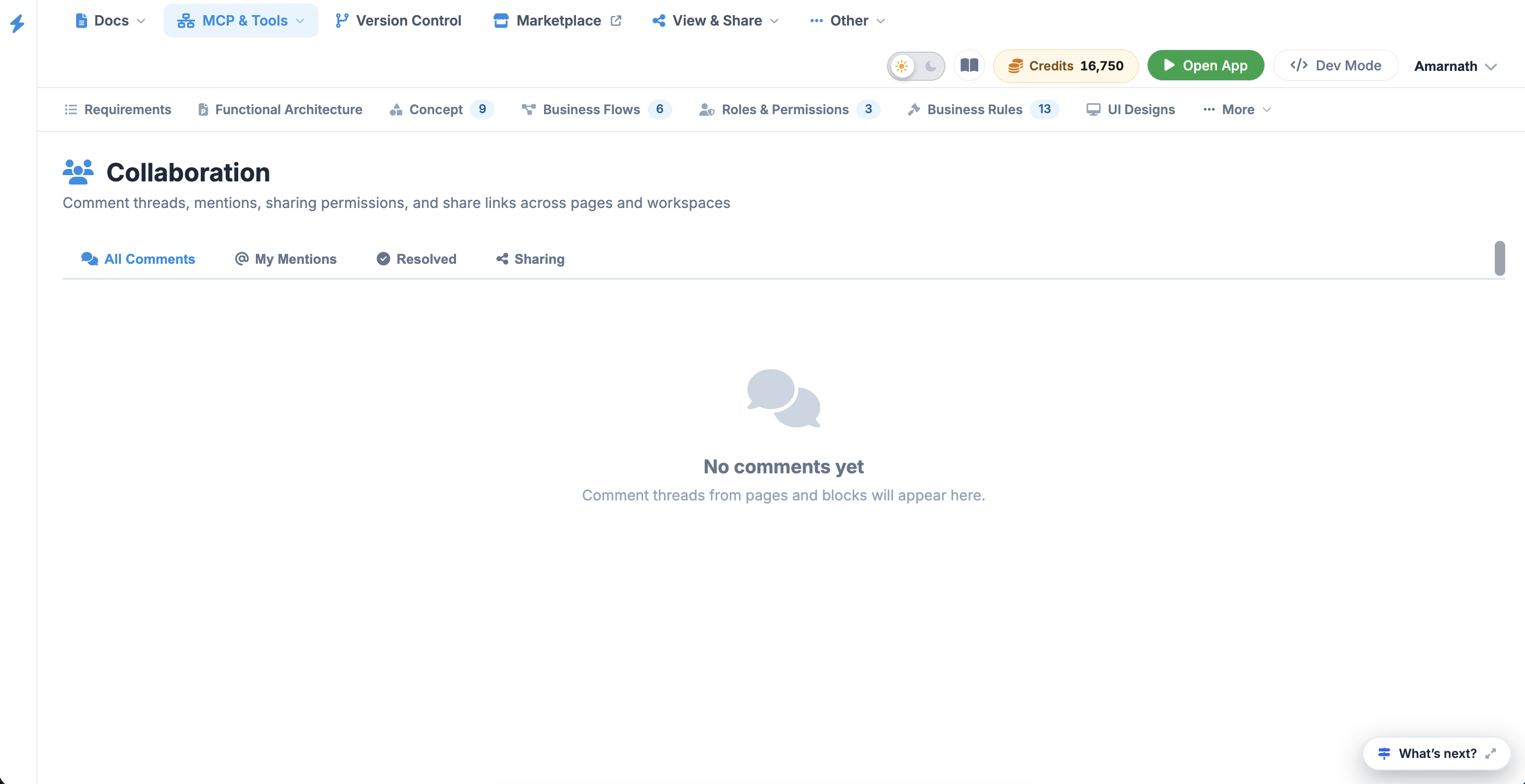 Collaboration Tabs