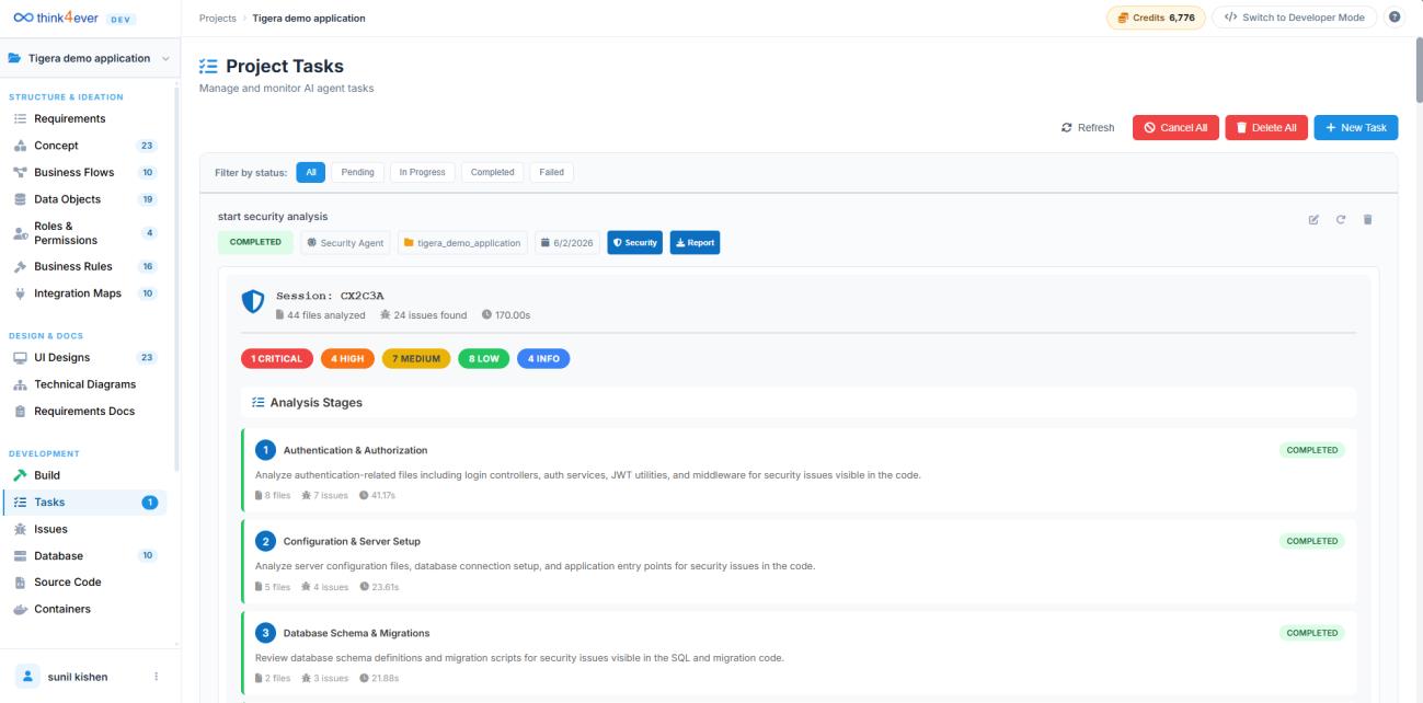 Security Analysis and Reporting